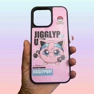 iPhone 14 Pro Max jigglypuff pink protective case